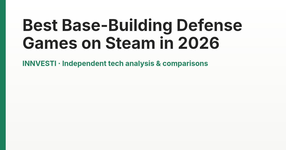 Best Base-Building Defense Games on Steam in 2026